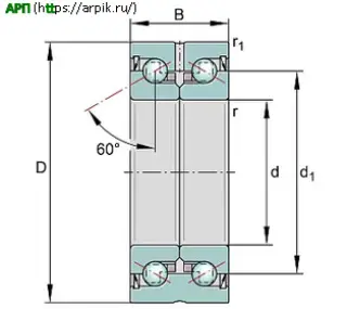 Схема ZKLN3572-2RS-2AP-XL