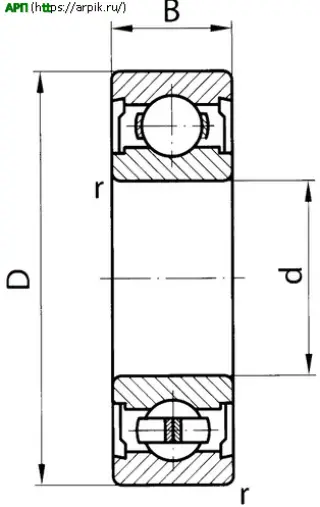 Схема 3313B-2RS-TV